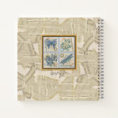 G Creation Office青い花 ノートブック (裏面)