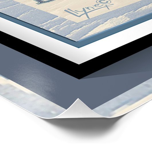 G Creation Office青い花 ポスター (コーナー)