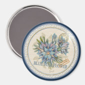 G Creation Office青い花 マグネット (正面/裏面)