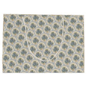 G Creation Office青い花 ラージペーパーバッグ (裏面)