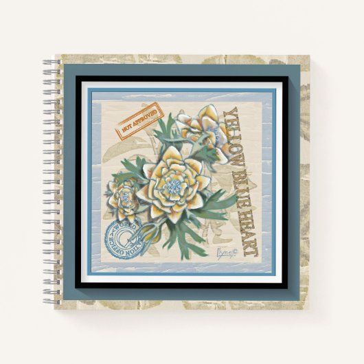 G Creation Office黄色い花 ノートブック (正面)