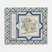 G Creation Office黄色い花 フリースブランケット (正面(横))