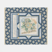 G Creation Office黄色い花 フリースブランケット (正面(横))