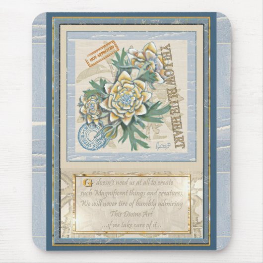 G Creation Office黄色い花 マウスパッド (正面)