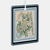 G Creation Office黄色い花 メタルオーナメント (正面右)