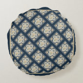 G Creation Office黄色い花 ラウンドクッション (裏面)