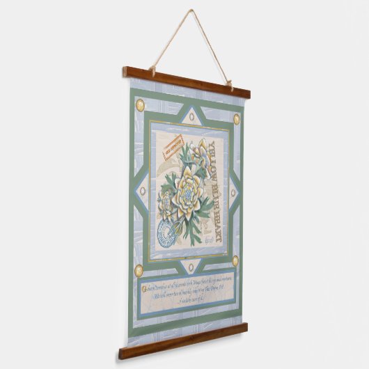 G Creation Office黄色い花 吊り下げ型タペストリー (傾斜あり)