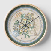 G Creation Office黄色い花 壁時計 (正面)