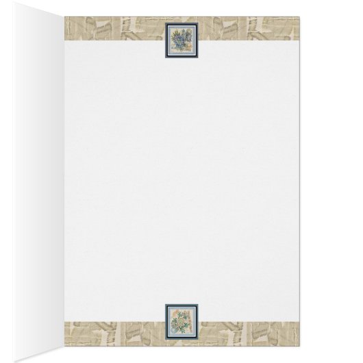 G Creation Office bleuフラワーカー空白のド (内側 (右))