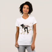 G.D. 透明な(1)レディースTシャツ Tシャツ (正面フル)