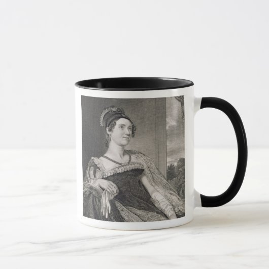 G.Fによって刻まれるLouisaキャサリンアダムス(1775-1852年) マグカップ (右)