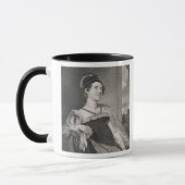 G.Fによって刻まれるLouisaキャサリンアダムス(1775-1852年) マグカップ (左)