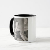 G.Fによって刻まれるLouisaキャサリンアダムス(1775-1852年) マグカップ (正面左)