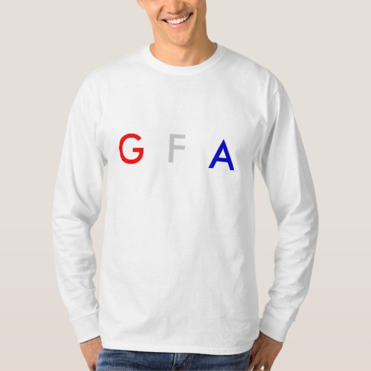 G、F、A Tシャツ (正面)