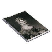 G.F. Storm (fl.c.1834)著刻まれるアビゲイルアダムス ノートブック (右側)