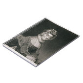 G.F. Storm (fl.c.1834)著刻まれるアビゲイルアダムス ノートブック (左側)