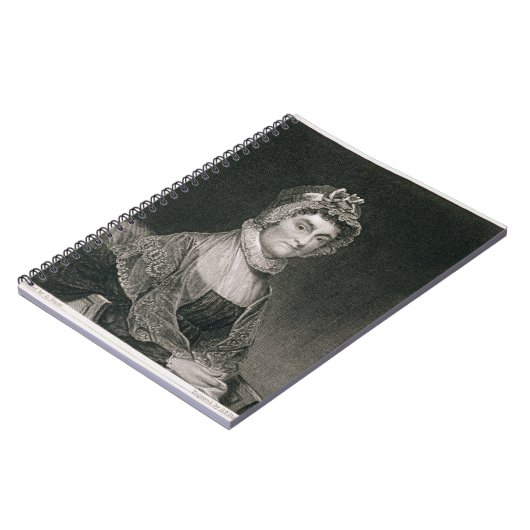 G.F. Storm (fl.c.1834)著刻まれるアビゲイルアダムス ノートブック (左側)