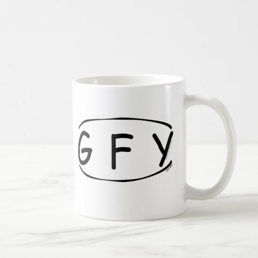 G F Y コーヒーマグカップ (右)