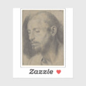 G.G.サボルド – 髭のある男の頭の勉強 シール (シート)