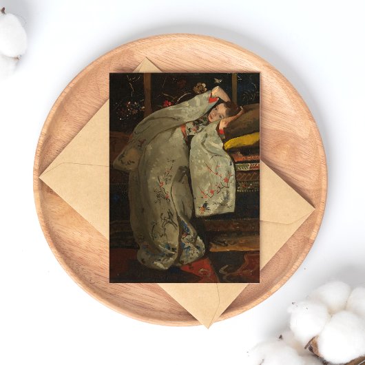 G.H. Breitner,白い着物を着た女の子 – ファインアート ポストカード