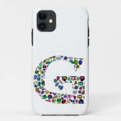 G Initial Gemstone Design Case-Mate iPhoneケース (裏面)
