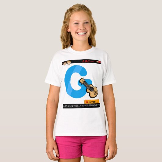 G Is For Guitar Tシャツ (正面フル)