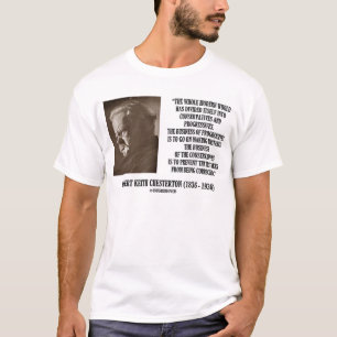 G.K.チェスタートン保守派の進歩党の過ち Tシャツ