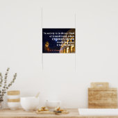 G.K.チェスタートン引用文の腐敗社会 ポスター (キッチン)