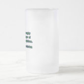 G.K.チェスタートン引用文オンビゴトライ フロストグラスビールジョッキ (中央)