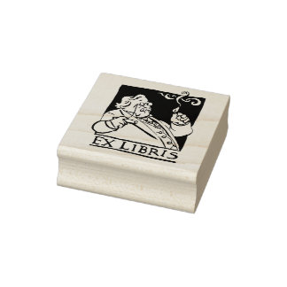 G.K.チェスタートン蔵書票スタンプ ラバースタンプ