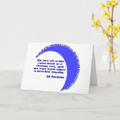 G・K・チェスタートン 嵐の海 カード (黄色い花)