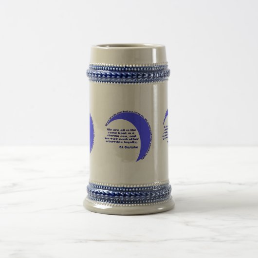 G・K・チェスタートン 嵐の海 ビールジョッキ (中央)