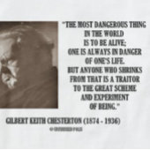 G.K. Chestertonのあることの素晴らしい機構の実験 Tシャツ