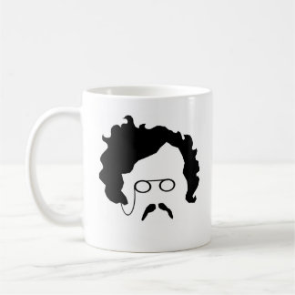 G K Chestertonの口ひげのマグ コーヒーマグカップ