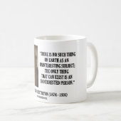 G.K. Chestertonの退屈な従がう無関心 コーヒーマグカップ (正面右)