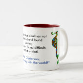 G.K. Chesterton; コーヒー・マグ- 1 ツートーンマグカップ (正面右)