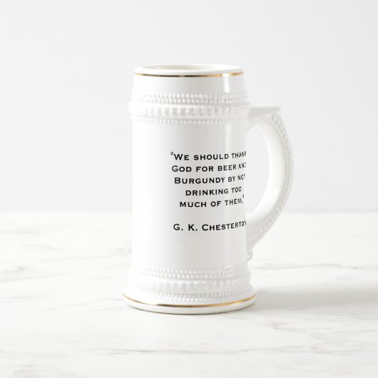 G.K. Chesterton ビールジョッキ (正面右)