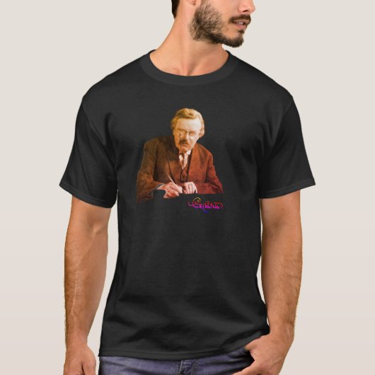 G. K. Chesterton at Work Tシャツ (正面)