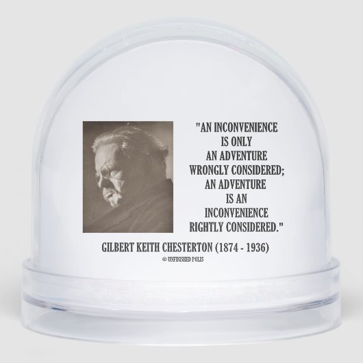 G.K. Chesterton Inconvenience Adventure Considered (正面)
