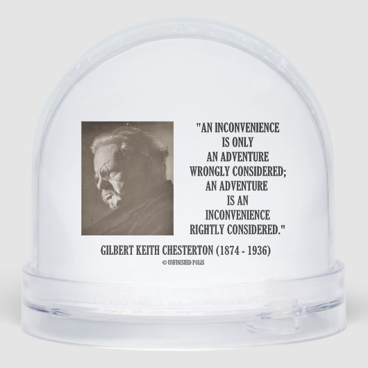 G.K. Chesterton Inconvenience Adventure Considered (裏面)