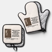 G.K. Chesterton Uninteresting Subject Uninterested 鍋つかみ&鍋敷きセット (正面/裏面)