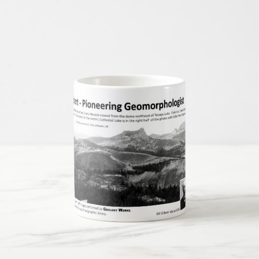 G K Gilbert III - Geomorphologistを開拓すること コーヒーマグカップ (中央)