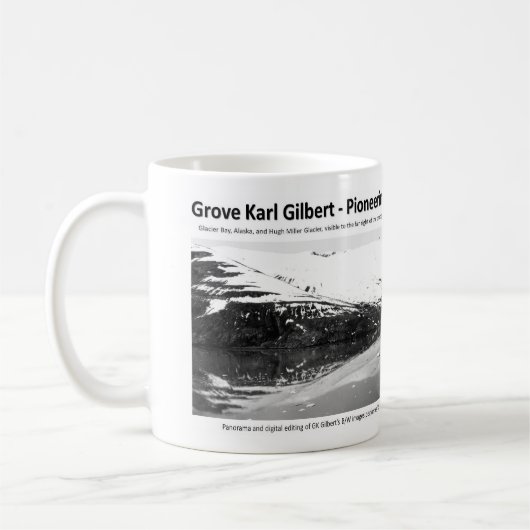 G K Gilbert IV - Geomorphologistを開拓すること コーヒーマグカップ (左)