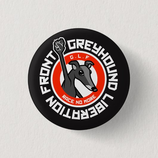 G.L.F (暗い) 缶バッジ (正面)