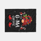 G-ma格言家族のためのクリスマスPjsに一致 フリースブランケット (正面(横))
