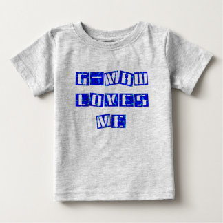 G-MAWは私を幼児Tシャツ愛します ベビーTシャツ