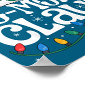 G-mom Claus Funny Xmas Christmas Grandma Holiday S ポスター (角)