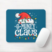 G-money Claus Funny Xmas Christmas Grandma Holiday マウスパッド (マウス)