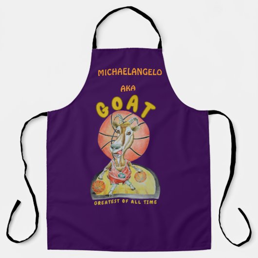 G O A Tエプロンパーソナライズされた エプロン (正面)