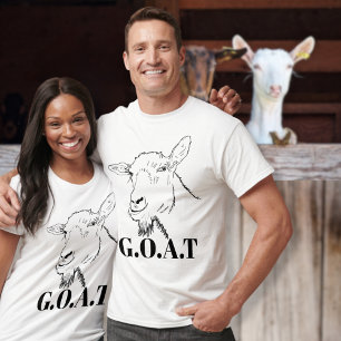 G.O.A.T引用文ヤギおもしろいスケッチ Tシャツ
